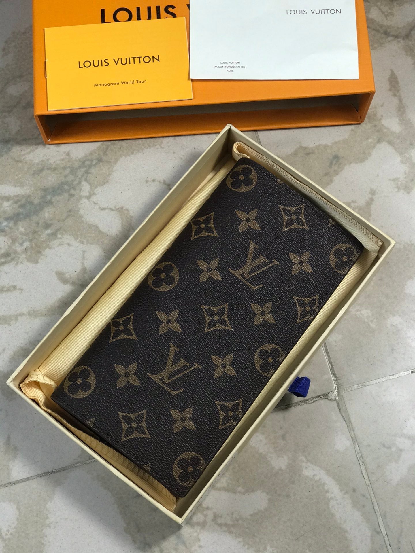 【ルイヴィトン】大人気!【BRAZZA】M66540 モノグラム 長財布