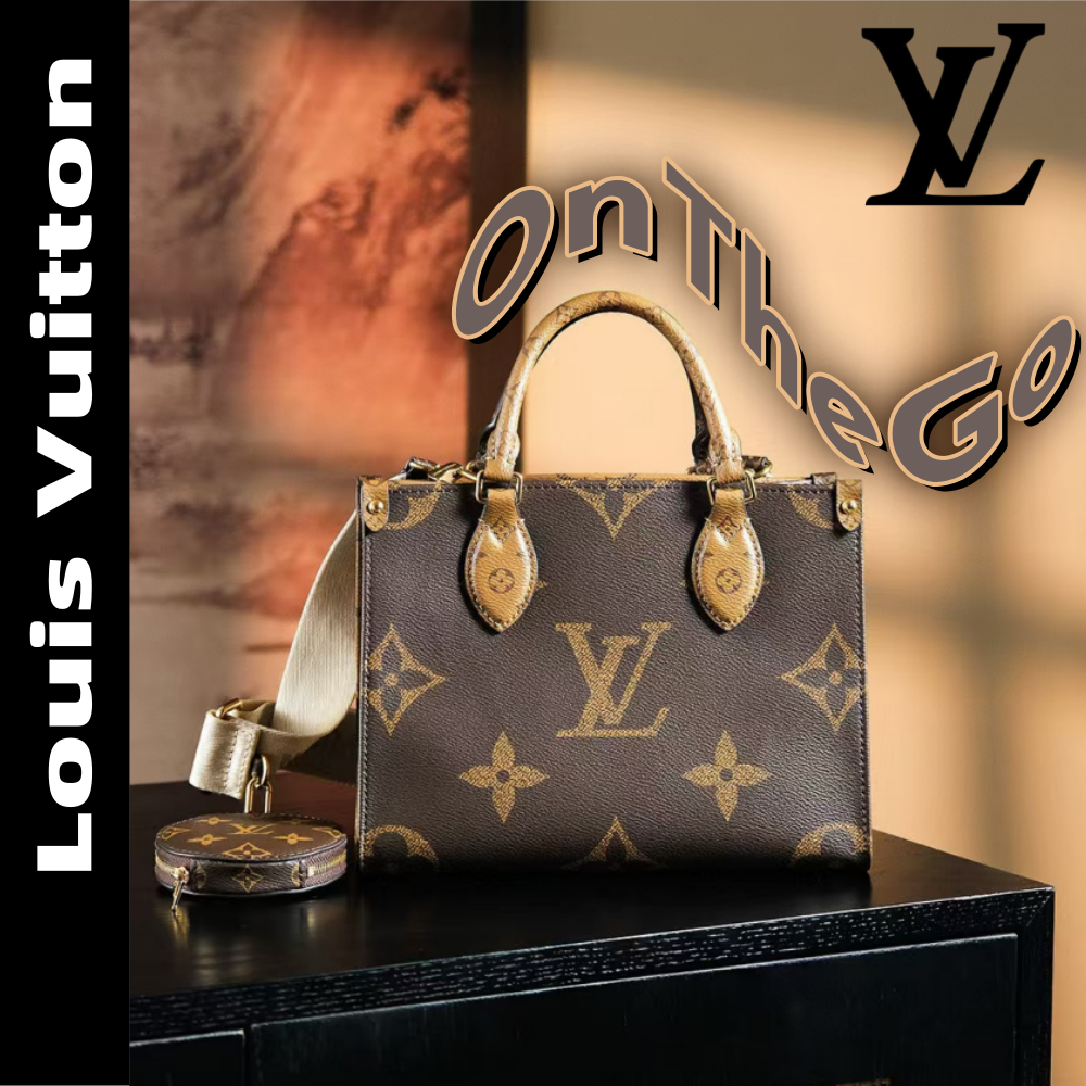 【ルイヴィトン】★大人気★男女共に人気OnTheGo PM 両面異色｜入手困難M46373