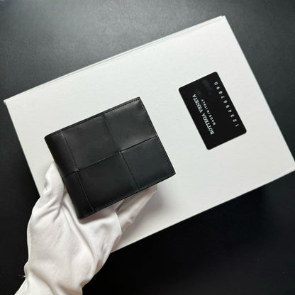 【ボッテガヴェネタ】人気★カセット 二つ折り財布  黒