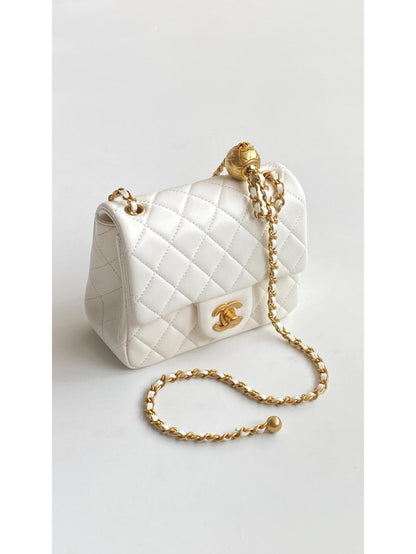 【シャネル】新作♪大人気の斜め掛け♡Flap Bag Gold Ball-選べる4色