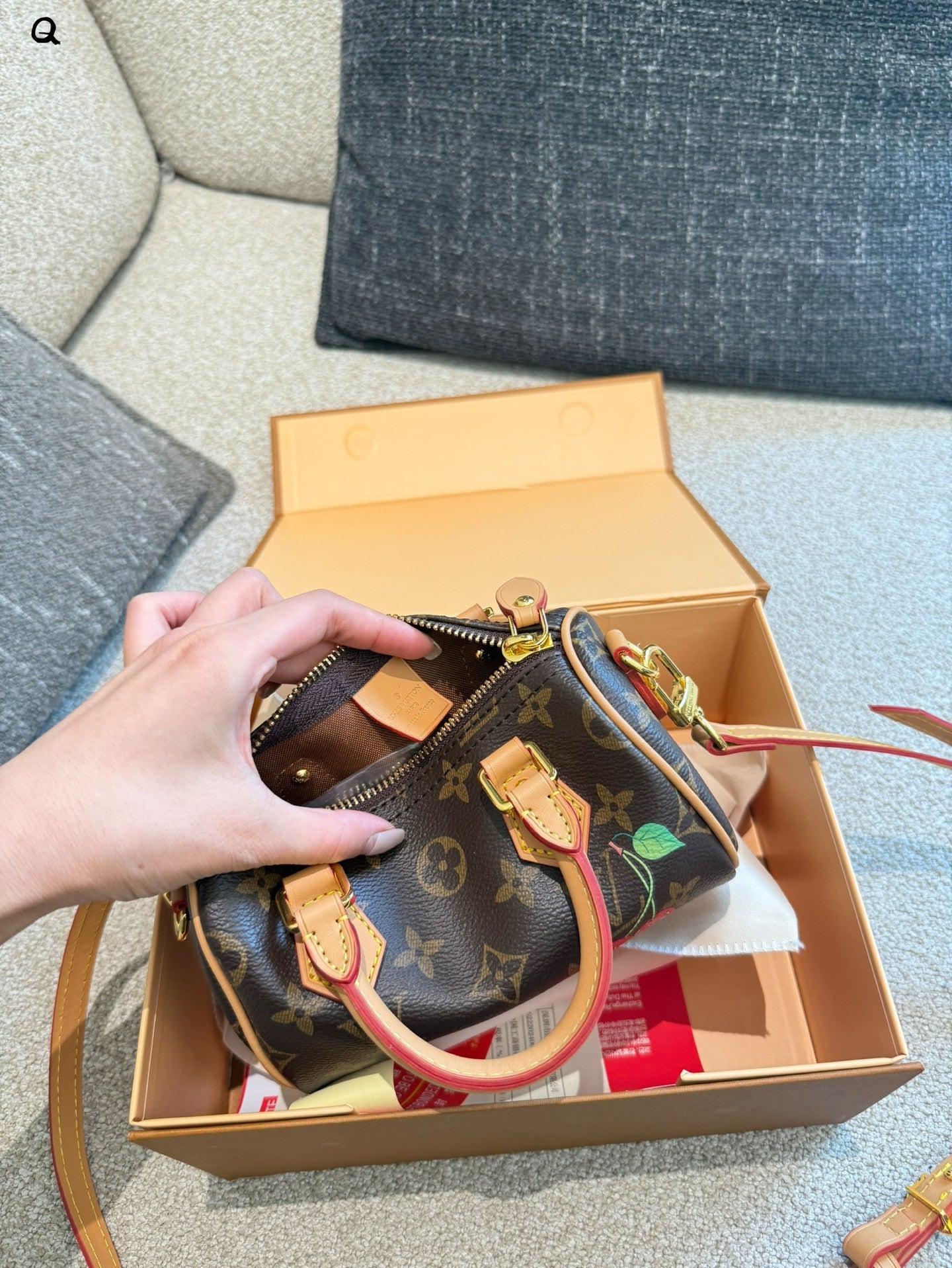 【ルイヴィトン】★Nano Speedy 16ショルダーバッグ