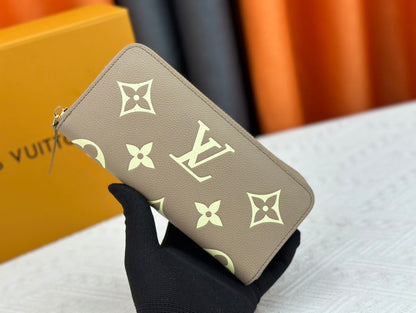 【ルイ・ヴィトン】上品なバイカラーがお洒落♪ 長財布 優れたデザインM82338