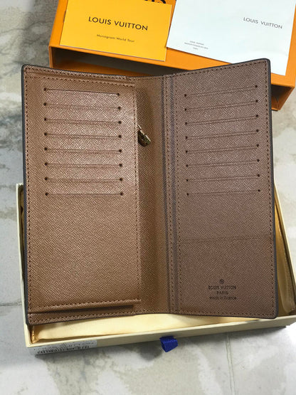 【ルイヴィトン】大人気！【BRAZZA】M66540 モノグラム 長財布