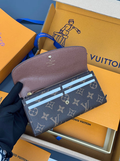 【ルイヴィトン】大人気☆  ポルトフォイユ・エミリー 財布 ギフト8色